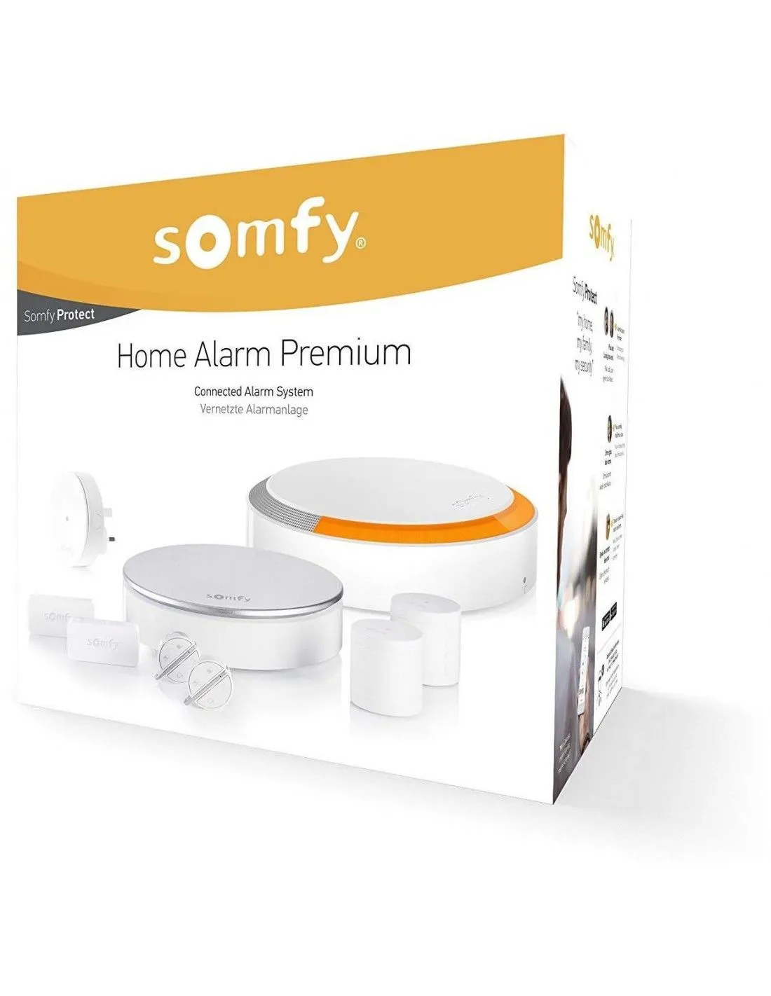 Battery protection Somfy home alarm protect badge MyFox GREEN alarm