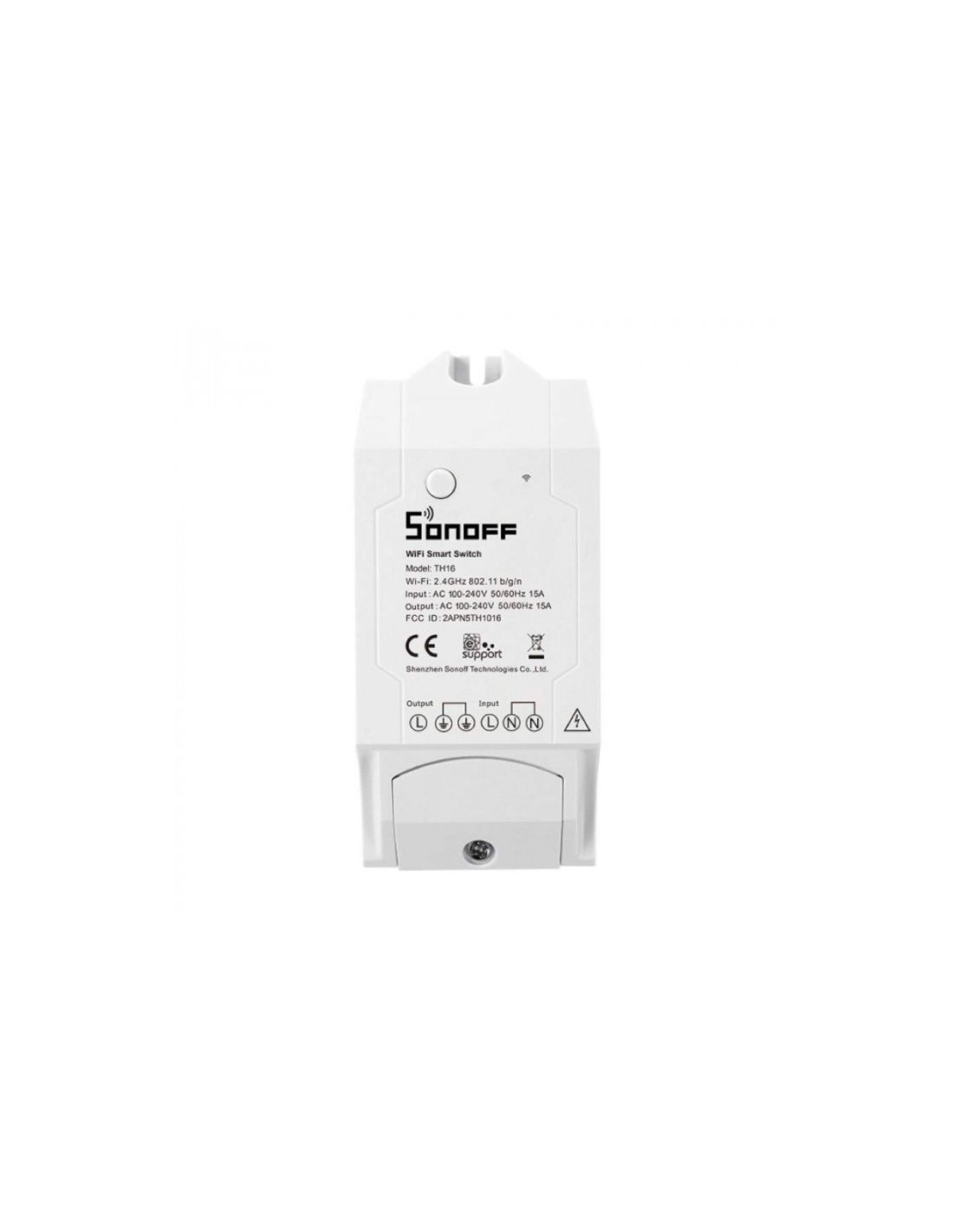 Sonoff TH16 15A Smart Wifi Switch APP Temperature & Humidity Monitoring Remote 