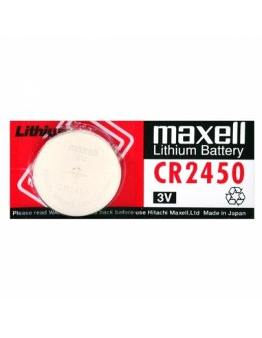 Pile CR2450 3V Lithium plate blister à 1 - VELOMANIA Suisse