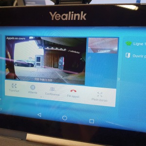 Receive calls from the video doorman Akuvox R29 on a Yealink telephony (SIP-T58)