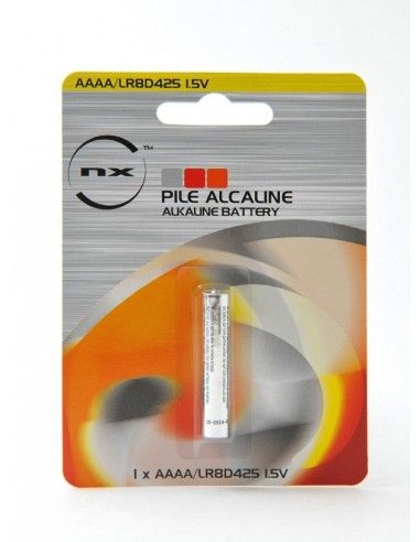 Pile alcaline LR61 AAAA NX 1.5V 625mAh