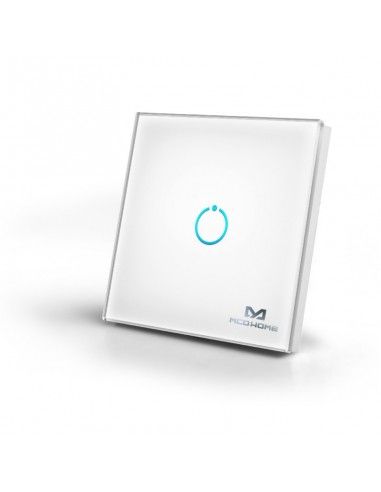 MCO Home - Touch Panel Z-Wave 1 Button, White (MH-S411)