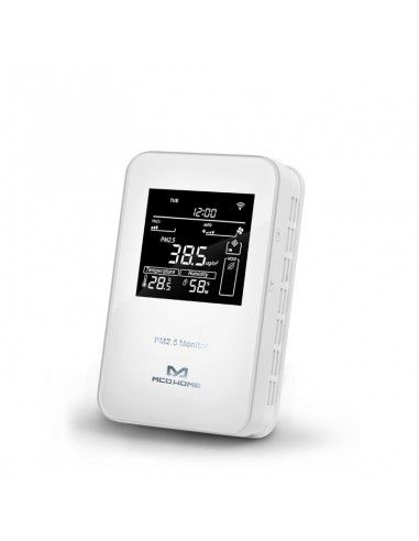 MCOHome - PM2.5 (Feinstaub) Sensor Luftqualitäts-monitor mit Temperatur und Luftfeuchtigkeit