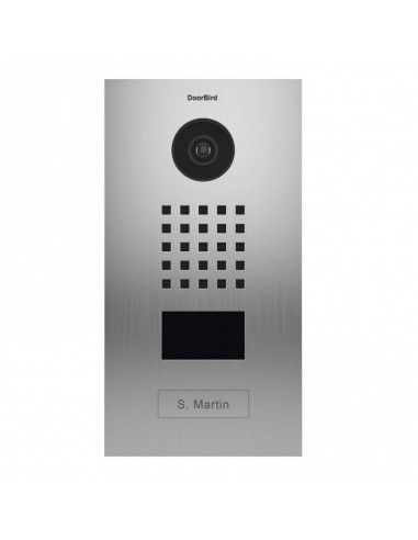 Doorbird - IP Video Door Station D2101V - 1 Call button - Brushed Stainless Steel
