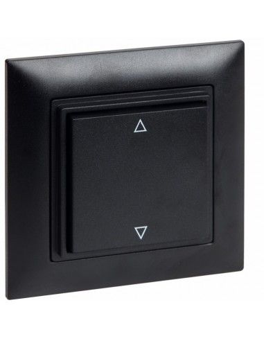OMNIO - Wall mounted transmitter 4-channels WS-CH-102 (black with marking arrow upwards/downwards)