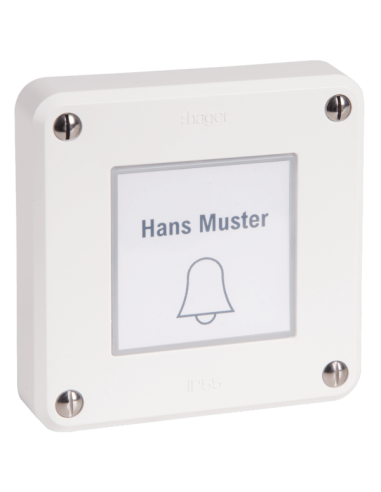OMNIO - Wall mounted transmitter 1-channel wet WS-NASS-103 (white)