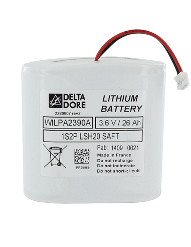 Delta Dore - Bloc pile lithium CS 8000