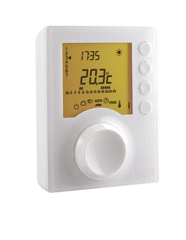 Delta Dore - Hard-wired programmable thermostat with 2 setting levels Tybox 117