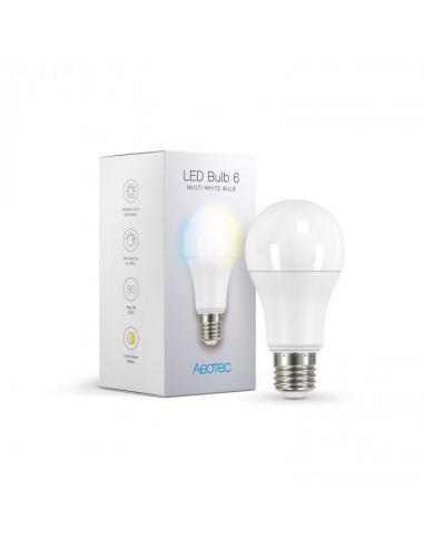 Aeotec - Lampadina LED Bulb 6  Mutli-White E27 Z-Wave Plus