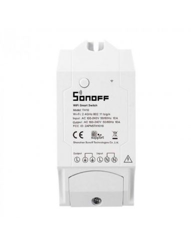 SONOFF - Commutateur Intelligent WIFI (10A) + entrée capteur température / humidité