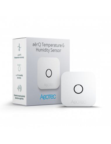 Aeotec - Capteur de température et d'humidité Z-Wave+ 700 AërQ