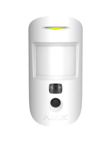 Ajax - Detecteur de mouvement sans fil avec prise de photos + immunité aux animaux domestiques (Ajax MotionCam PhOD)