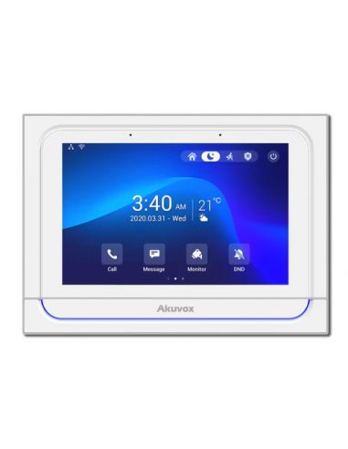Akuvox - Console intérieure SIP avec écran tactile 7", Wifi, Bluetooth, Android 9.0 (Akuvox X933W)