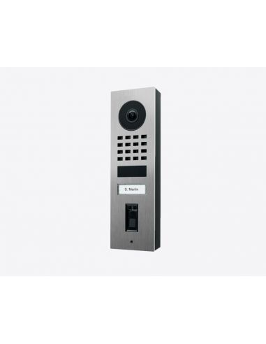 Doorbird - D1101FV Videocitofono connesso con impronta digitale 50 con un pulsante di chiamata e lettore di impronte digitali EK
