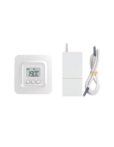 Delta Dore - Thermostat d'ambiance sans fil pour systèmes réversibles/non réversibles, une/multizones
