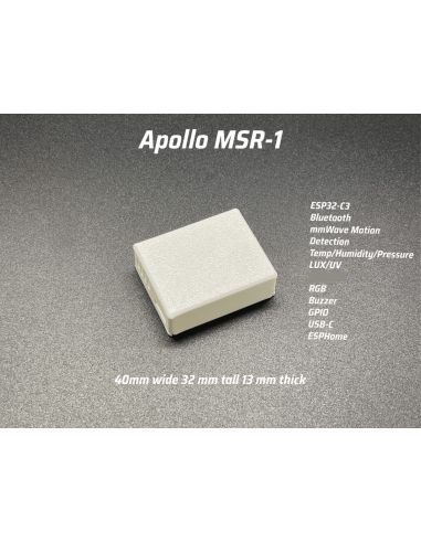 Apollo Automation - Sensore di presenza mmWave e multisensore 6-in-1 MSR-01