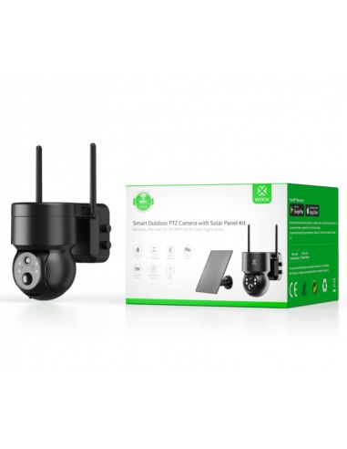 WOOX - Verkabelte WIFI- oder Ethernet-Außenkamera (TUYA SmartLife, Google Assistant und ALEXA)