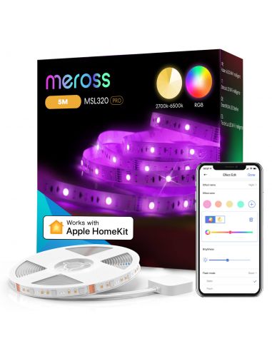 Meross - Striscia LED WiFi intelligente con RGBWW (5 metri)