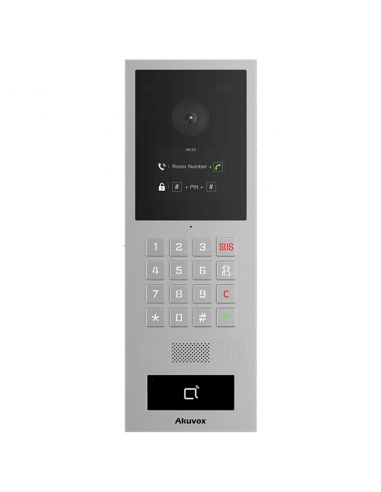 Akuvox - Videocitofono IP e analogico con RDIF, BLE, NFC e tastiera Akuvox S532