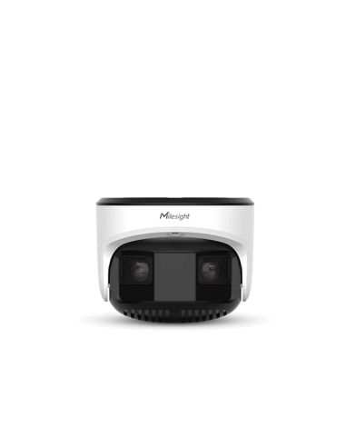 Milesight - Caméra réseau IA à double capteur et panoramique à 180