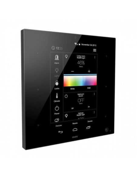 Zipato - Zigbee & Z-Wave+ Home Control System Zipatile - Black