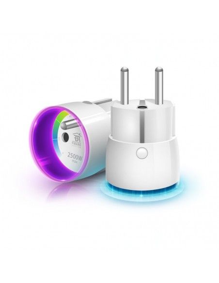 FIBARO  - Z-Wave+ Wall plug with energy consumption monitoring (French format) FGWPE-102-ZW5 (FIBARO Wall Plug)