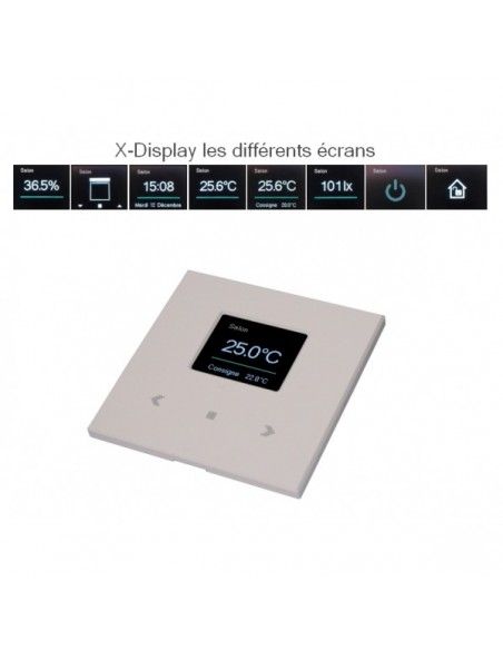 GCE Electronics - Multifonction control screen X-DISPLAY for IPX800 V4 (White)