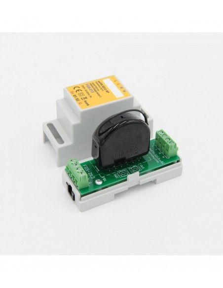 Eutonomy - Adapter euFIX DIN für Fibaro FGS-213 / FGBHS-213 (ohne Mikroschalter)