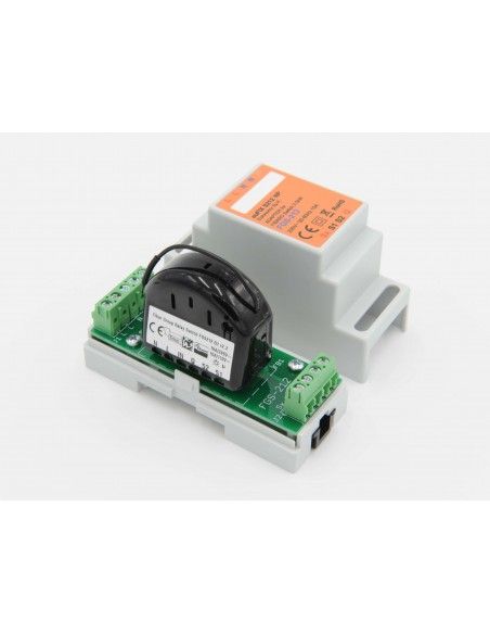 Eutonomy - Adapter euFIX DIN für Fibaro FGS-212 (ohne Mikroschalter)