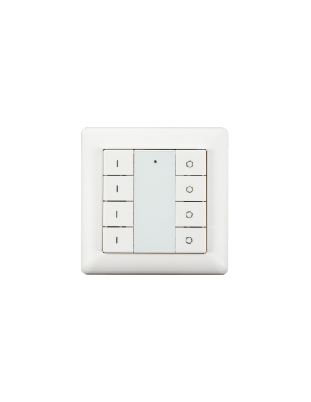 Thermofloor - Interrupteur 8 boutons Heatit Z-Push Button Z-Wave+, blanc