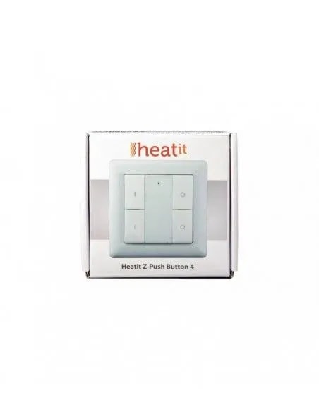Thermofloor - Heatit Z-Push Button Z-Wave+ 4-button switch, white