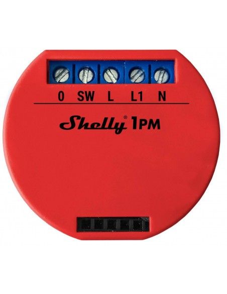SHELLY - 1 Circuit WiFi Relay Switch with energy consumption monitoring (Shelly 1PM)