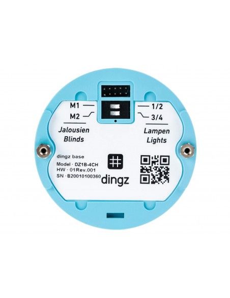 Dingz - Interrupteur Wifi multifonction «dingz Plus» avec détecteur de mouvement (blanc)