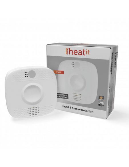 Heatit Controls - Multifunktionaler Rauchmelder Z-Wave+ (Heatit Z-Smoke Detector 230v)