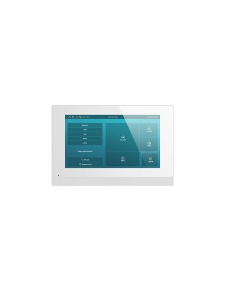 Akuvox - SIP-Innenkonsole mit 7"-Touchscreen, WLAN + Bluetooth (Android-Version) Akuvox C315W - Weiss