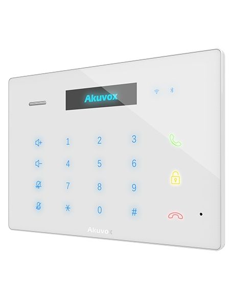 Akuvox - SIP Audio indoor monitor with Wifi and Bluetooth  (Akuvox C312A White)