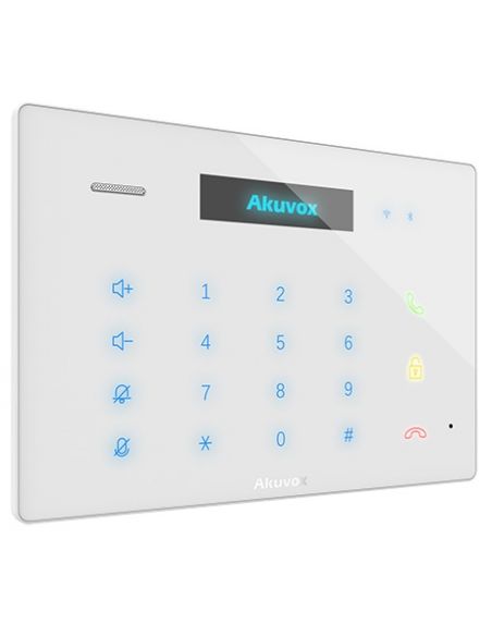 Akuvox - SIP Audio Interior Console con Wifi e Bluetooth C312A - Bianco