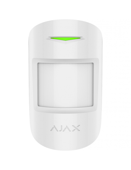 Ajax - Drahtloser Bewegungsmelder Motion ProtectPlus mit Mikrowellensensor, der Haustiere ignoriert (Ajax Motion Protec Plus)
