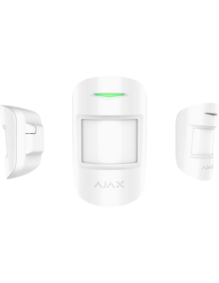 Ajax - Rilevatore di movimento wireless Motion ProtectPlus, con sensore a microonde. Ignora gli animali domestici (Ajax Motion P