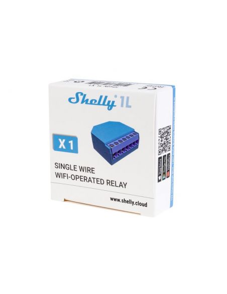 SHELLY - WiFi-Schaltaktor ohne Neutralleiter (Shelly 1L)