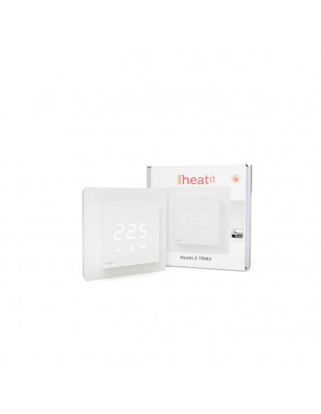 Thermofloor - Thermostat Z-Wave+ Heatit Z-TRM3fx 3600W 16A, weiss