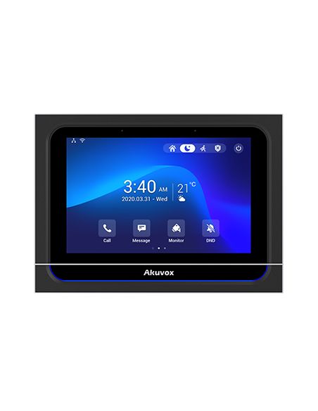 Akuvox - SIP-Innenkonsole mit 7"-Touchscreen, WLAN, Bluetooth, Android 9.0 (Akuvox X933W)