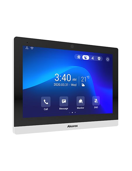 Akuvox - Console intérieure SIP avec écran tactile 10", Wifi, Bluetooth, Android 9.0 (Akuvox C319A)