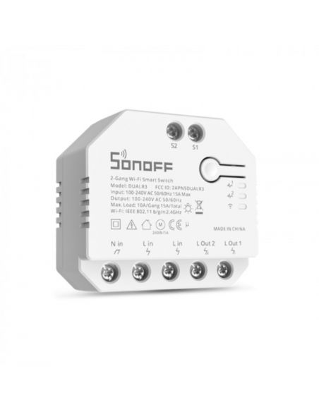 SONOFF - 2-Kanal WIFI Smart Switch + Verbrauchsüberwachung