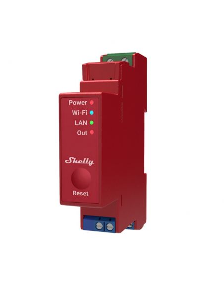 SHELLY - 1 channel Wi-fi DIN rail module with energy measurement (Shelly PRO 1PM)