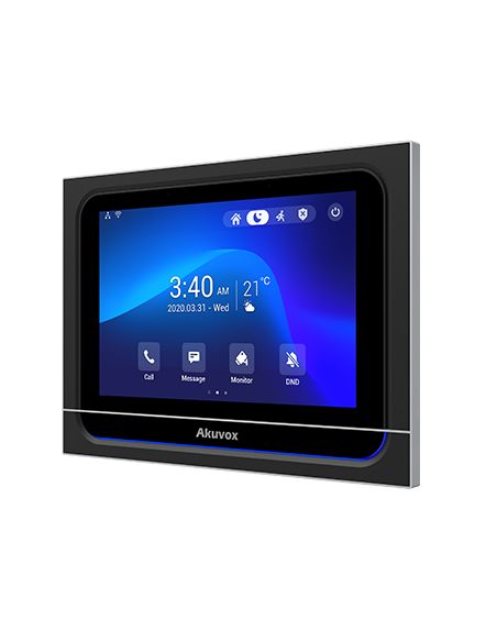 Akuvox - SIP-Innenkonsole mit 7"-Touchscreen, WLAN, Bluetooth, Android 9.0 (Akuvox X933W)