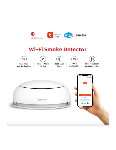 Heiman - TUYA WIFI Smart Smoke Detector