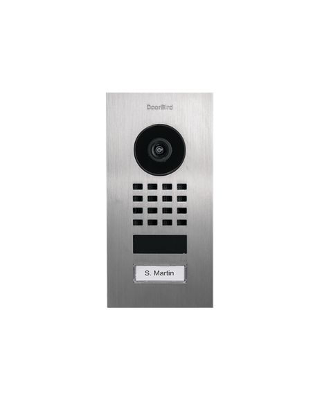 Doorbird - IP Video Türstation D1101V - 1 Ruftaste - Compact Edition - Unterputz