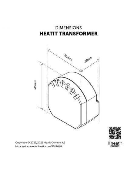 Contrôles Heatit - Transformateur Heatit