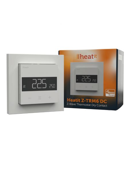 Heatit controls - Thermostat Z-Wave Heatit Z-TRM6 DC, blanc